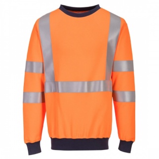 Portwest FR703 - Flame Resistant RIS-3279-TOM Sweatshirt 300g